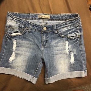 Wildflower jean shorts